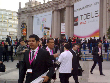 Una foto dal GSMA Mobile World Congress (foto di Juan Pablo Bustos)