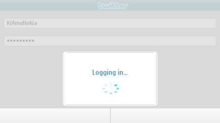 Messaging for Social Networks - twitter login in corso...