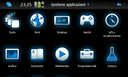 Nokia N900 - Gestione applicazioni