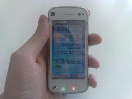 Nokia N97: homescreen