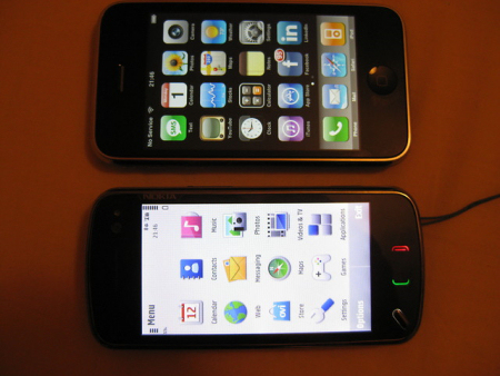 Nokia N97 vs. Apple iPhone