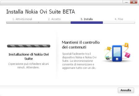 Nokia Ovi Suite 2.0 beta - installazione