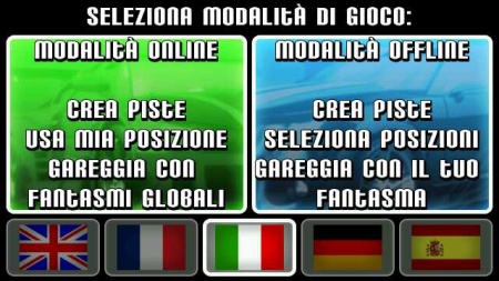 Ovi Maps Racing - scelta modalità