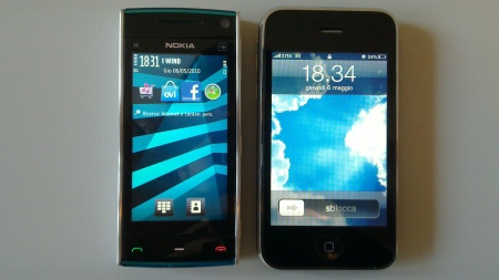 Nokia X6 vs. Apple iPhone 3GS